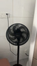 美的（Midea）【超级单品】七叶轻音立式电风扇家用柔风落地扇台式桌面小型风扇大风量节能摇头宿舍电扇 SAF30AB 实拍图