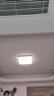 欧普照明（OPPLE）全光谱护眼吸顶灯卧室灯智能照明灯具大瓦数简约大气铭宇4黑方形 实拍图