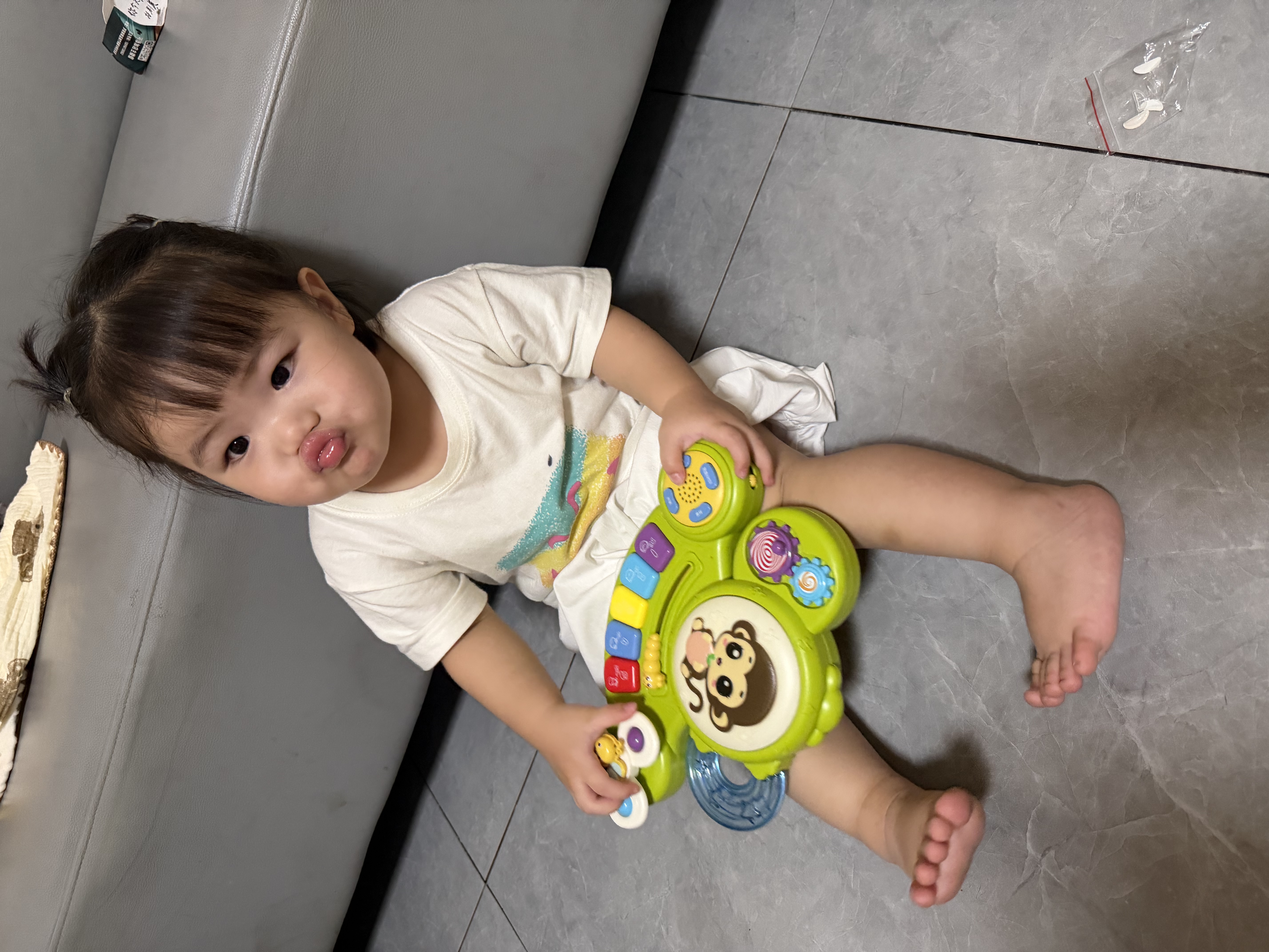 COOKSS婴幼儿手拍鼓电子琴多功能转转乐消耗体力玩具小月龄儿童益智礼物 实拍图