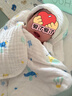 全棉时代 婴儿浴巾 新生儿童6层水洗纱布浴巾宝宝纯棉 狮子飞机蓝95*95cm 实拍图