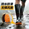 双星八特 雨鞋男女士成人 防滑雨靴男 塑胶套鞋胶鞋水鞋中高筒30cm 42码 实拍图
