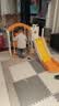 KIDDIPLAY儿童滑滑梯室内家用2至10岁宝宝滑梯秋千二合一攀爬架多功能乐园 橘小神童组合 无规格 实拍图