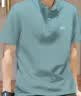 361°男装运动T恤男短袖上衣翻领polo衫秋季透气男士纯色休闲服 黛绿 XL 180 实拍图