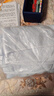 金号纯棉枕巾 家用寝室宿舍吸水吸汗枕巾 加大加厚 80*50cm 刺绣小花 蓝色2条 实拍图