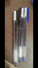 uni三菱 uni-ball UM-100中性笔2黑1蓝高颜值0.5mm签字笔商务学生考试刷题专用水笔水性笔 3支 实拍图