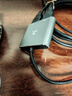 毕亚兹Type-C扩展坞一拖二 USB-C转双口HDMI2.0接头 适用华为苹果笔记本4K60Hz双屏异显/同显拓展转换器 实拍图