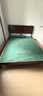 源氏木语实木床橡木主卧双人床简约斜靠大板床高靠背床|可进扫地机器人 实拍图