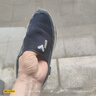 正宗老北京布鞋男透气软底一脚蹬帆布鞋工作鞋中老年防滑老人鞋 LUTOU蓝色 42 实拍图