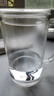 雅集豪饮杯玻璃杯办公室 耐热大容量水杯 男士带盖泡茶杯子850ml 实拍图