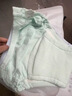 贝肽斯尿布婴儿纱布如厕训练裤隔尿可水洗宝宝戒尿不湿110码2条装 蓝绿 实拍图