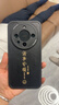 梦想可嘉【国风款】适用华为mate60pro手机壳 mate60pro保护套全包超薄皮纹防摔软壳新年国潮男女款 优雅黑 实拍图