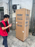 海尔（Haier）新1.5匹空气能热水器200升超一级能效双变频80℃高水温杀菌家用热泵源电辅热水器商用以旧换新安装 216升一体机省空间顶配【净水洗】 变频 带电辅热 实拍图