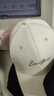 CACUSS棒球帽子女士春秋硬顶鸭舌帽户外太阳帽显脸小韩版百搭遮阳帽米白 实拍图