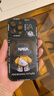 奶小鸭（NEYAA）适用苹果16promax手机壳 iphone16promax保护套全包硅胶防摔超薄创意卡通简约软壳男女款 石墨黑 实拍图