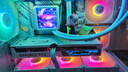 瓦尔基里（VALKYRIE）B360-GT-W VK 一体式CPU水冷散热器 3.95吋IPS液晶屏 多平台支持 ARGB光效 一线通风扇 实拍图