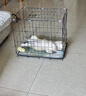 憨憨宠 狗笼猫笼 狗笼子小型犬带厕所幼犬折叠便携猫笼子宠物笼具兔笼 黑色加粗狗丝笼60*42*50cm【建议15斤内】 实拍图