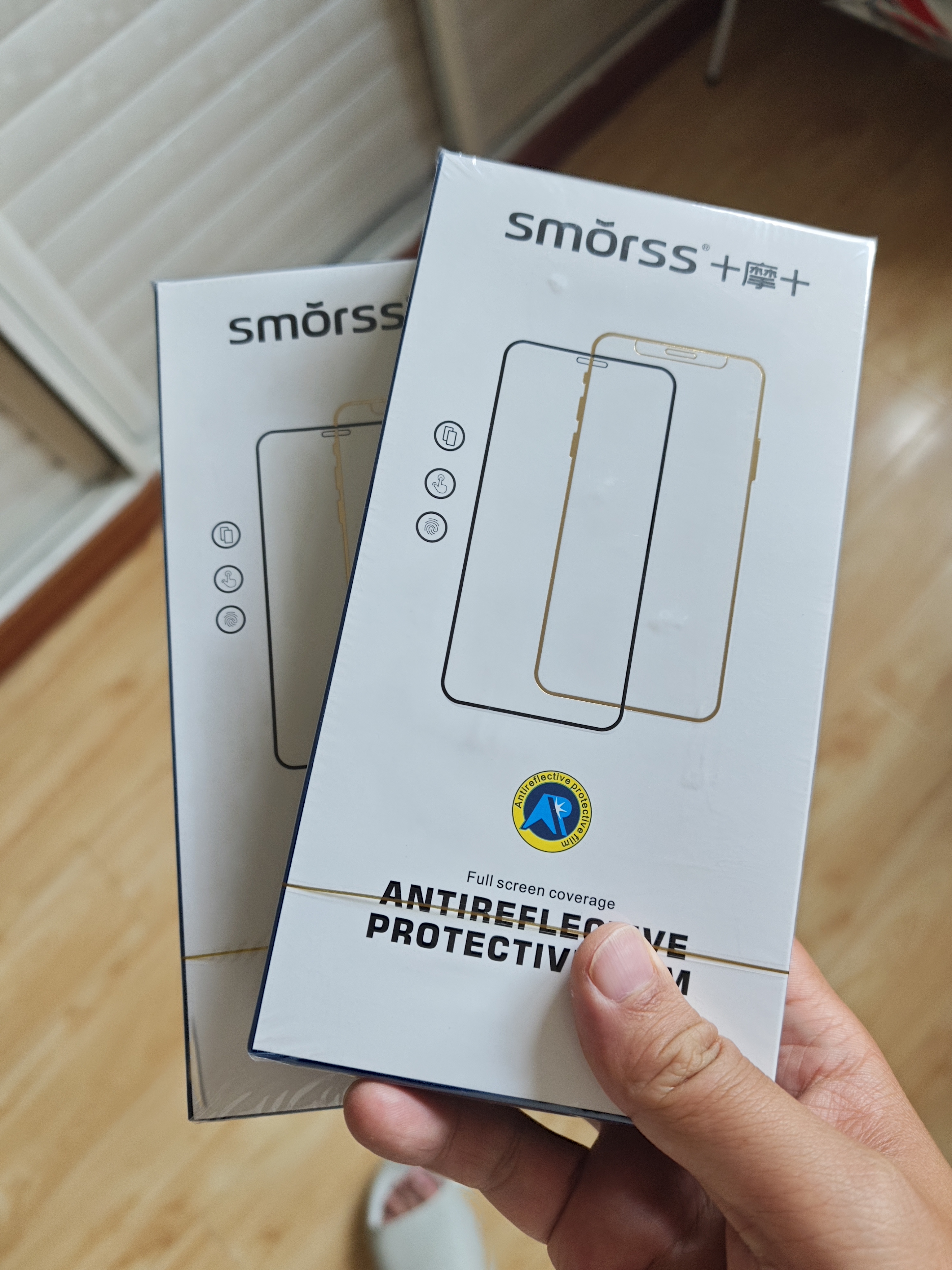 Smorss【AR增透降反射丨秒贴】vivoiqoo15/15ultra手机膜全胶iqoo15微晶陶瓷膜全屏高清护眼无黑边贴膜 实拍图