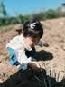 幼歌（YOUGE）【juju的花园】婴幼儿小兔印花花边娃娃领波点活力衬衫 米色波点 衬衫 100 cm 实拍图