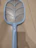 久量（DP）电蚊拍充电式 灭蚊器家用苍蝇拍typec快充强力紫光诱蚊大网面灭蝇 标准款【大网面+轻盈好打+LED寻蚊灯】 实拍图