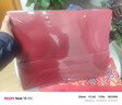 NVV红色礼品袋 高档铆钉手提袋服装化妆品高级质感包装袋生日茶叶烟酒结婚庆伴手礼回礼袋 横款35*32*15cm 5个装 实拍图