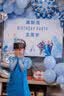 G.duck小黄鸭冰雪奇缘爱莎公主裙女童连衣裙夏季儿童艾莎裙子六一表演服 艾莎公主裙 110 尺码4~5岁【100-110cm】 实拍图