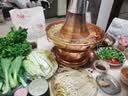 炊老爷紫铜火锅炉铜锅老北京纯铜火锅老式木炭涮肉鸳鸯锅暖土碳专用锅具 特厚鸳鸯锅（10人以下使用） 36cm 实拍图