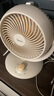 美的（Midea）【小型风扇】轻音台式桌面空气循环扇家用柔风电风扇宿舍办公迷你台扇落地扇空调伴侣 GAF18AD 实拍图