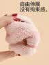 贝瑞加（Babyprints）婴儿地板袜男女宝宝软底学步袜室内早教袜套保暖隔凉鞋袜 粉M 实拍图