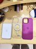 Apple/苹果 iPhone 17 Pro Max硅胶手机壳-雾紫色 磁吸保护壳苹果手机壳全包旗舰店原装 实拍图