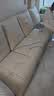 京东京造0靠墙大黑牛真皮沙发  头层牛皮鹅绒填充大坐深3.1米白色 实拍图