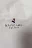 Navigare意大利小帆船抑菌短袖T恤男士夏季休闲轻商务体恤衫圆领简约上衣 海军蓝 L 实拍图