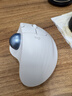 罗技（Logitech）ERGO M575 S 人体工学鼠标 轨迹球鼠标 无线蓝牙双模 办公鼠标 带无线2.4G接收器 珍珠白 实拍图