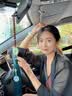 九沬和田玉貔貅平安扣汽车挂件高端车内吊饰车载挂饰高档男平安符挂件 【店长主推】【紫檀蓝穗平安扣】 实拍图