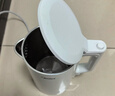 美的（Midea）电热水壶烧水壶养生双层防烫0涂层 食品级304不锈钢1500W快速沸腾1.7L大容量泡茶 HJ1705 实拍图