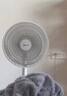美的（Midea）【品质推荐】七叶轻音柔风电风扇/家用省电落地扇/台式电扇/广角摇头节能宿舍小型风扇 SAE35CA 实拍图