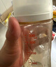 贝亲（Pigeon）自然离乳PPSU重力球吸管奶瓶双把手330ml12月+(附带奶嘴12月*2支) 实拍图