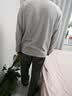 浪莎男士睡衣男秋冬棉质长袖可外穿圆领套头家居服宽松简约2026灰色 实拍图
