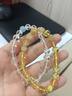 祥隐【普陀山直发】黄水晶手串女招财人工水晶手链金发晶情人节礼物 【招财暴富】主图同款黄水晶 实拍图