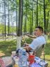 原始人（The Primitive）户外折叠椅露营椅子躺椅便携折叠月亮椅小凳子折叠凳钓鱼凳 轻巧款【儿童专座 爱不释手】卡其 实拍图