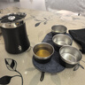 入一山河随行壶旅行茶具一人饮316不锈钢收纳包户外便携茶具套装 黑色 一壶4杯 实拍图