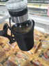 【送杯套】大容量加厚玻璃杯子便携杯茶水分离带杯套泡茶水杯 透明 1000ml吨吨桶 1只装 实拍图