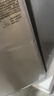 奥克斯小冰箱家用小型迷你冷藏冷冻两用出租房宿舍用节能省电寝室办公室电冰箱 【净化去味】126银色【高效保鲜 铜管速冷】22L 实拍图