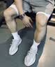 H8奢椰子鞋350鞋子男鞋2026新款透气网面莆田男鞋休闲运动跑步鞋 白满（BT版本） 40 实拍图