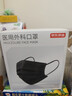京东京造医用外科口罩一次性独立包装灭菌级100只黑色【加大款】防尘口罩 实拍图