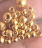 御邪足金999光面算盘珠隔断珠黄金垫片DIY手串手链金配饰 算盘珠:约0.3g（十颗） 实拍图
