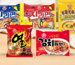 不倒翁韩国进口 混合口味五连包590g 拉面 香辣韩式方便面 泡面袋装 实拍图