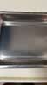美厨（MAXCOOK）304不锈钢盘子方盘 加深方盘长方形餐盘 烧烤托盘31.5cm MCFT2359 实拍图
