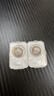 可啦啦精选美瞳日抛大小直径自然2片试用近视隐形眼镜 玻璃糖棕 500度 实拍图