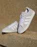 adidas「面包鞋」GRAND COURT BASE 00s休闲低帮板鞋男女阿迪达斯 浅灰/白色/树脂黄   41 实拍图
