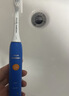 飞利浦（PHILIPS）儿童电动牙刷  萌牙定制专属设计2档模式 儿童定制专属刷头*2 生日/儿童/学生礼物HX2432/01蓝色 实拍图